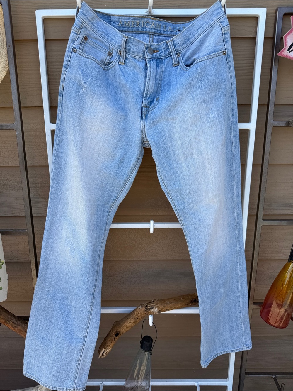 American Eagle New Outfitters Light Blue Skinny Jeans 32x32 Mens/ boyfriend